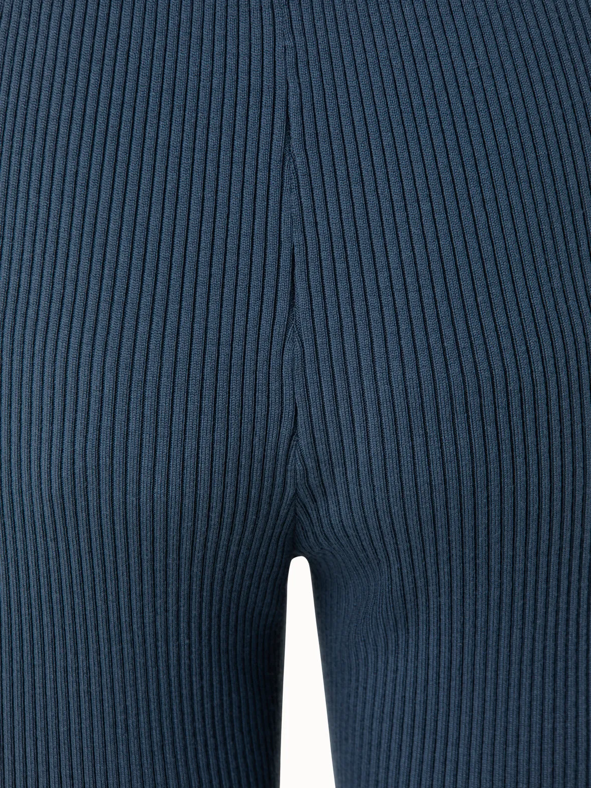 Wool Rib Knit Pants