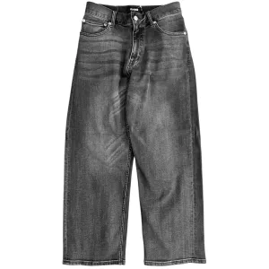 XLarge - Baggy Stretch Denim Pants Washed Black