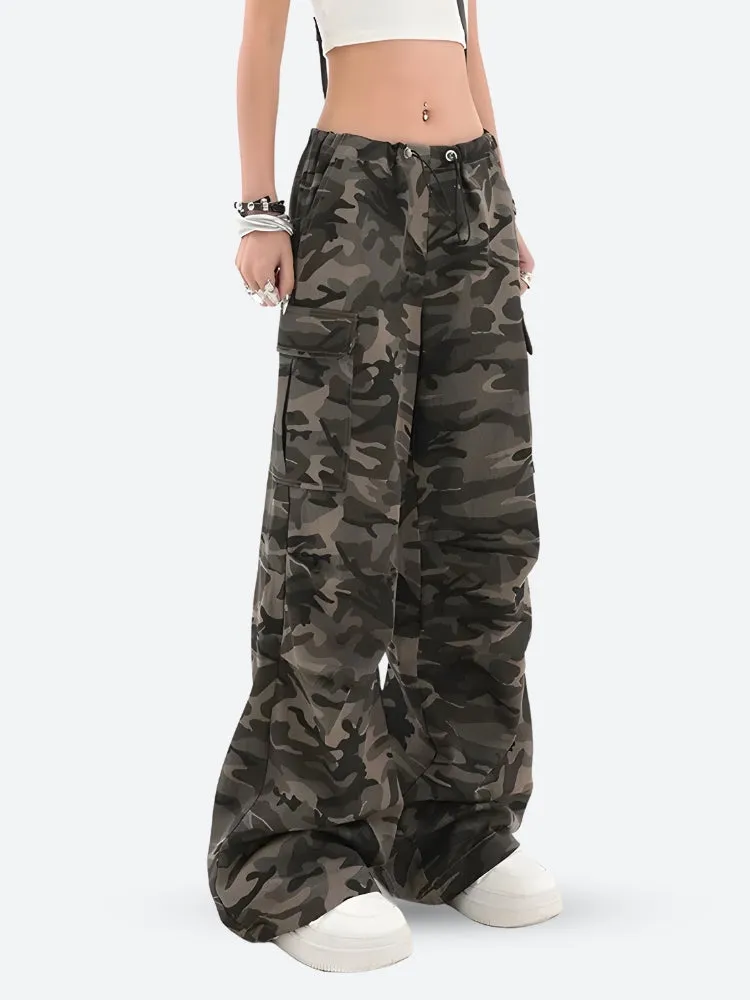 Y2K Baggy Camo Pants
