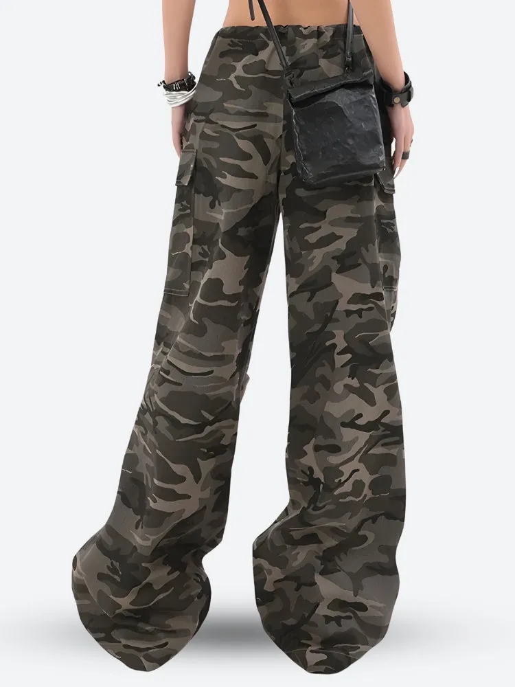 Y2K Baggy Camo Pants