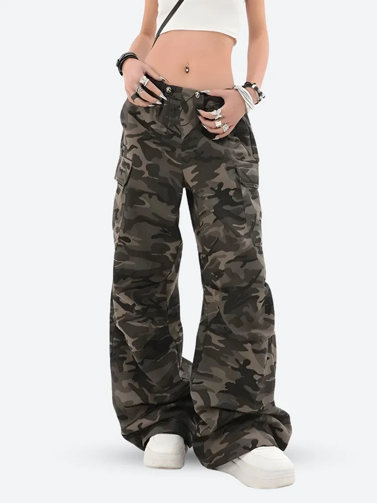 Y2K Baggy Camo Pants