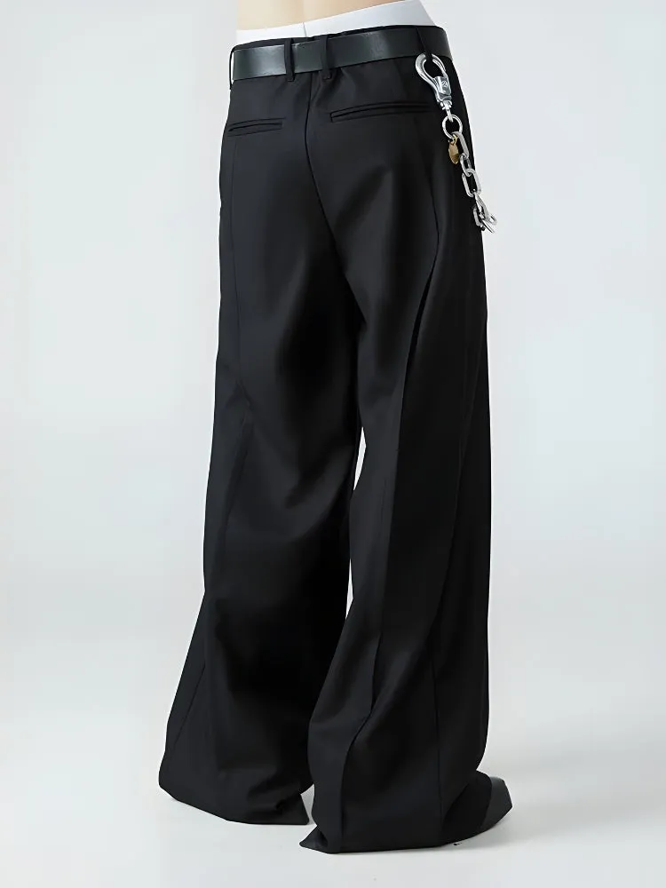 Y2K Wide Leg Tailored Pants