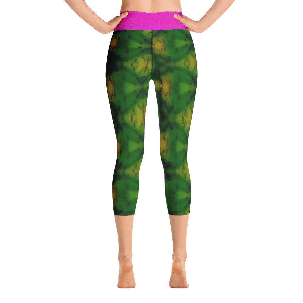 Yoga Capri Leggings (Her/Muliebris) RJSTH@Fabric#7 RJSTHS2021 RJS