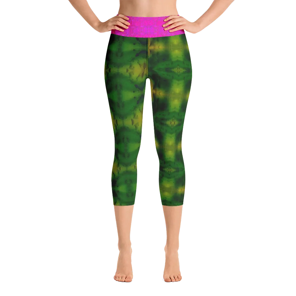 Yoga Capri Leggings (Her/Muliebris) RJSTH@Fabric#7 RJSTHS2021 RJS