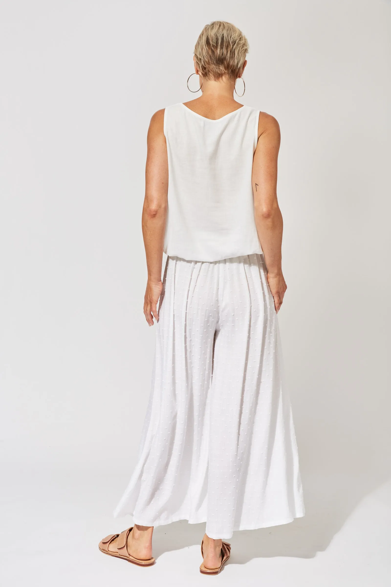 Zanzibar Pant in Ecru by Haven