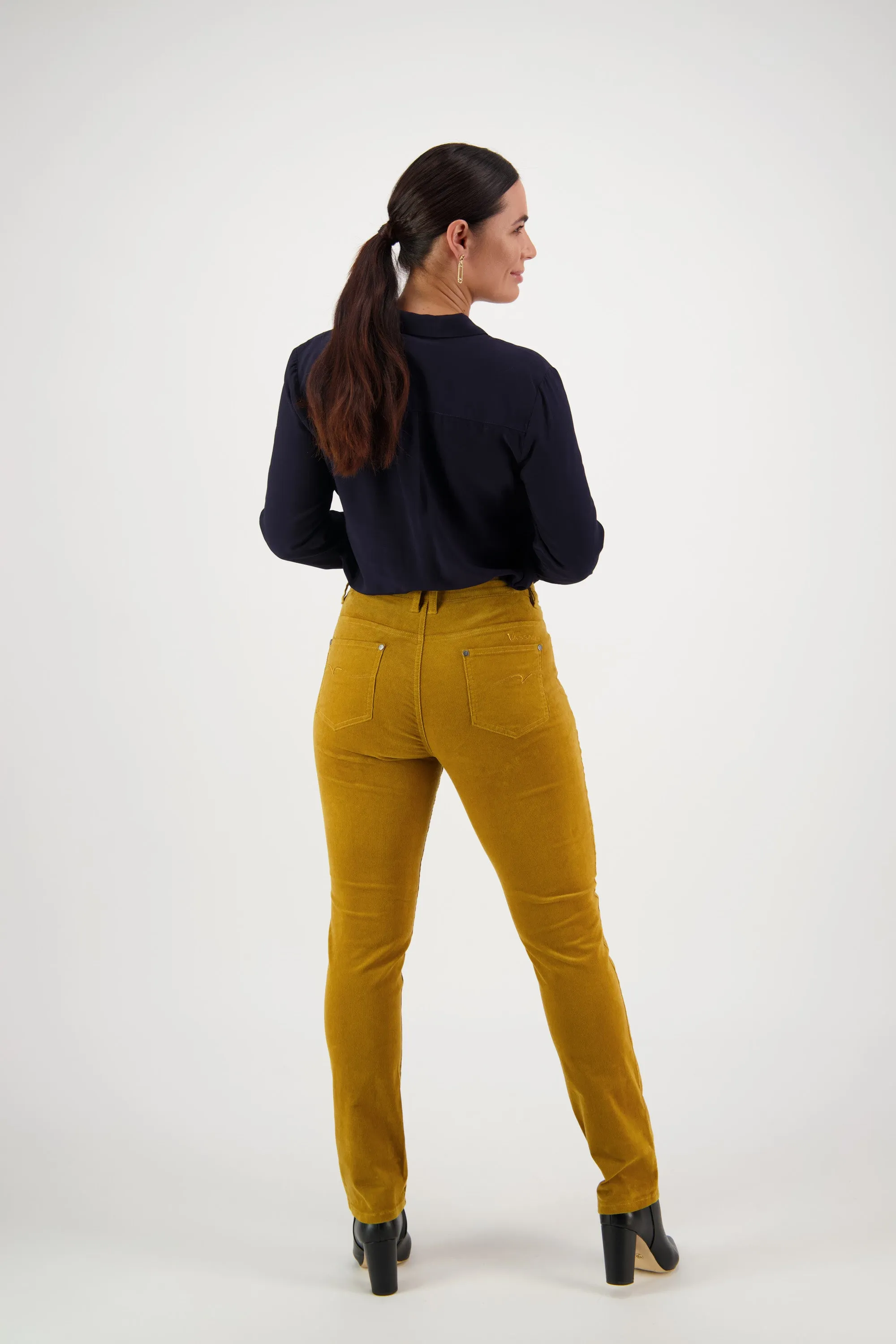Zip Cord Pants - Mustard